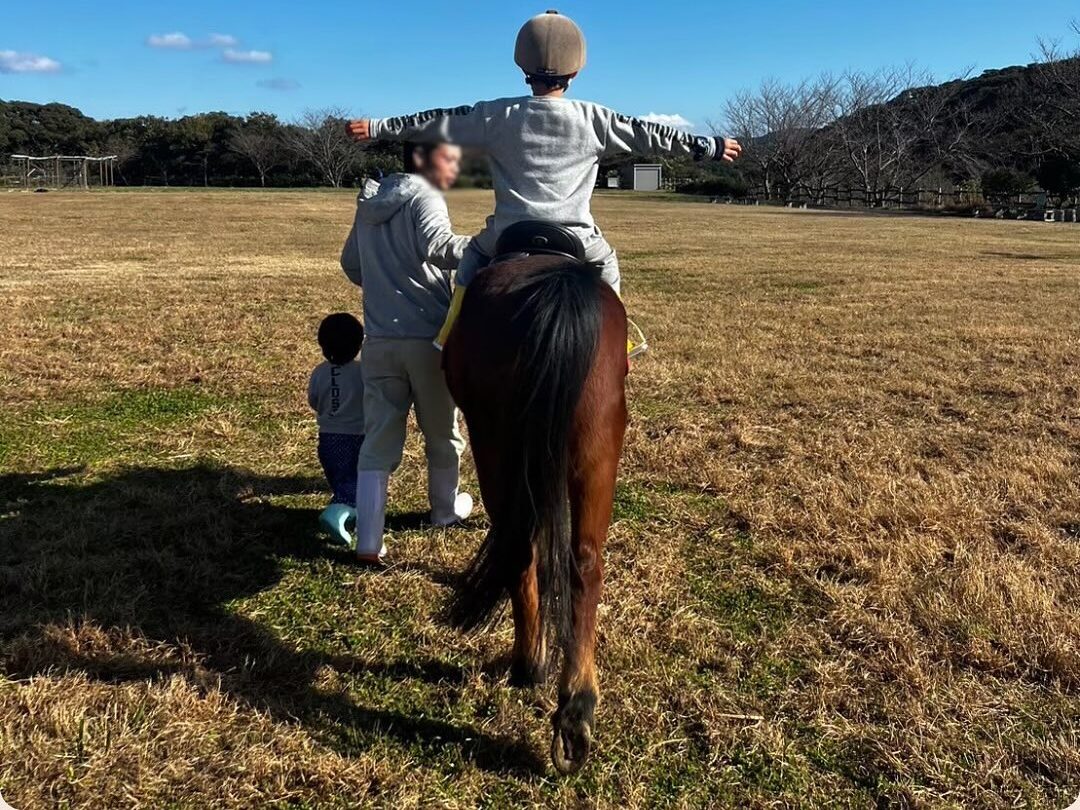 乗馬体験の様子